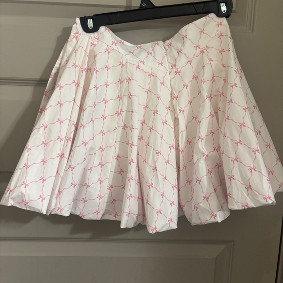Altar'd State Myla Bubble Bow Skirt - Size Small - Picture 4 of 5